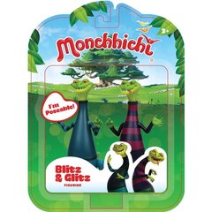 Judančios figūrėlės Blitz ir Glitz Monchhichi, žalios, 2 vnt. kaina ir informacija | Žaislai berniukams | pigu.lt