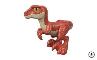 Žaislinis dinozauras Raptorius Imaginext Jurassic World, raudonas kaina ir informacija | Žaislai berniukams | pigu.lt