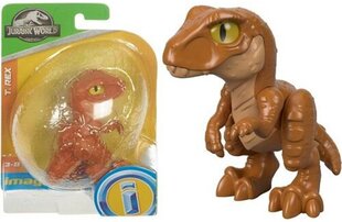 Žaislinis dinozauras T. Rex Imaginext Jurassic World, rudas kaina ir informacija | Žaislai berniukams | pigu.lt