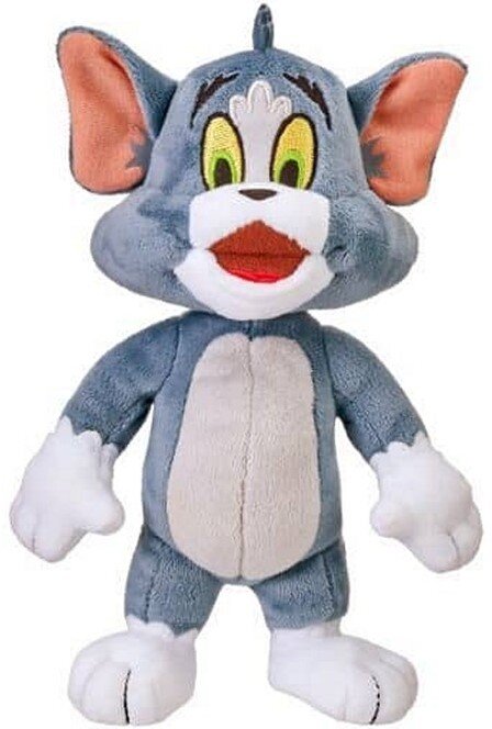 Pliušinis žaislas Tomas Tom & Jerry Disney, pilkas/baltas, 18cm цена и информация | Minkšti (pliušiniai) žaislai | pigu.lt