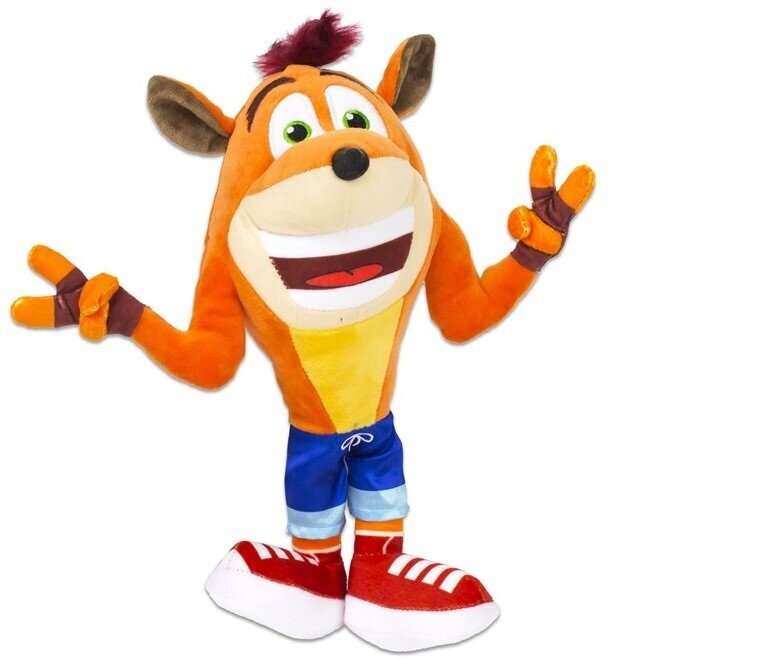 Pliušinis žaislas Crash Bandicoot Play by Play, 30cm kaina ir informacija | Minkšti (pliušiniai) žaislai | pigu.lt