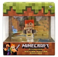 Mattel Minecraft Алекс на ламе FVH13 4 см цена и информация | Игрушки для мальчиков | pigu.lt