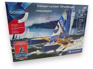 Konstrukcinės kaladėlės Trimaran Clementoni Galileo, 18 d. kaina ir informacija | Konstruktoriai ir kaladėlės | pigu.lt