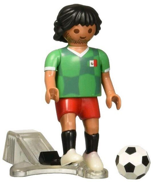 71132 PLAYMOBIL Sports & Action Soccer Player Mexico figūrėlė цена и информация | Konstruktoriai ir kaladėlės | pigu.lt