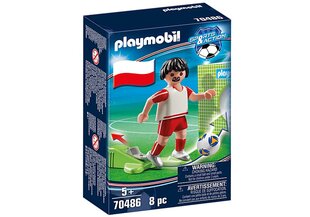 70486 PLAYMOBIL Sports & Action National Player Poland figūrėlė цена и информация | Конструкторы и кубики | pigu.lt