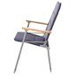 Turistinė kėdė Redcliffs, 62x55x92 cm, pilka цена и информация | Turistiniai baldai | pigu.lt