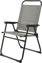 Turistinė kėdė, 60x56x91 cm, pilka kaina ir informacija | Turistiniai baldai | pigu.lt