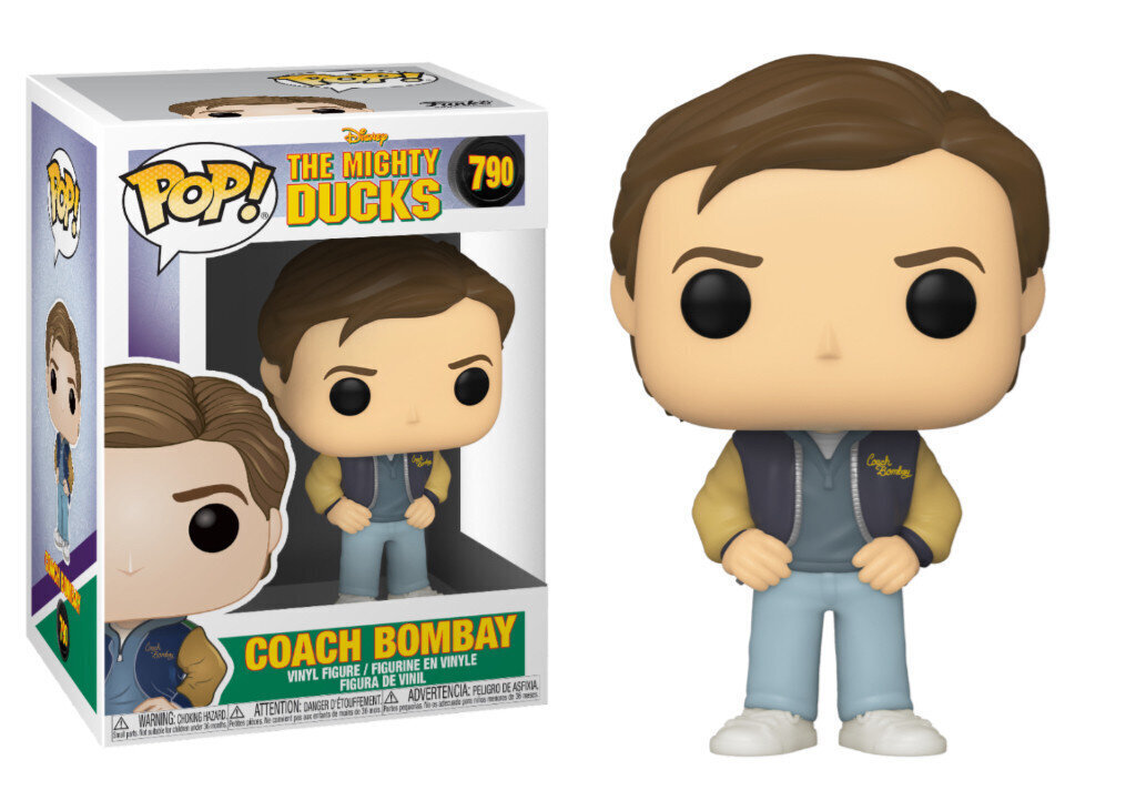 Funko POP! The Mighty Ducks Coach Bombay kaina ir informacija | Žaidėjų atributika | pigu.lt