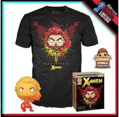 Funko POP! X-Men Dark Phoenix & t-shirt Black S Limited Edition kaina ir informacija | Žaidėjų atributika | pigu.lt