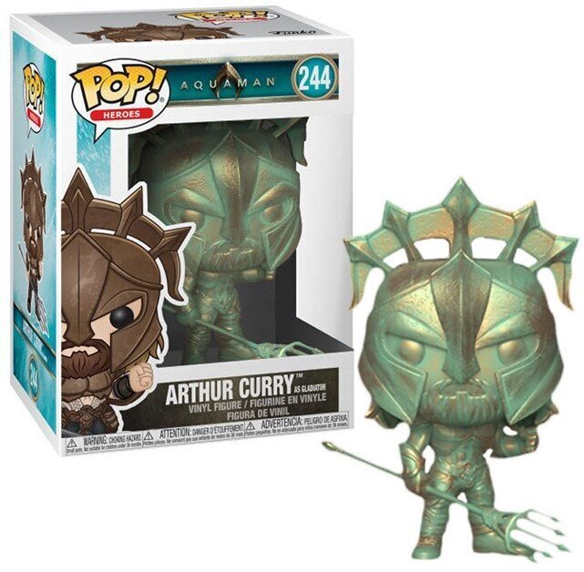 Funko POP! Marvel Aquaman Arthur Curry Patina kaina ir informacija | Žaidėjų atributika | pigu.lt