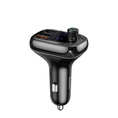 Bluetooth transmitter | car charger Baseus S-13 (Overseas Edition) - black цена и информация | Зарядные устройства для телефонов | pigu.lt