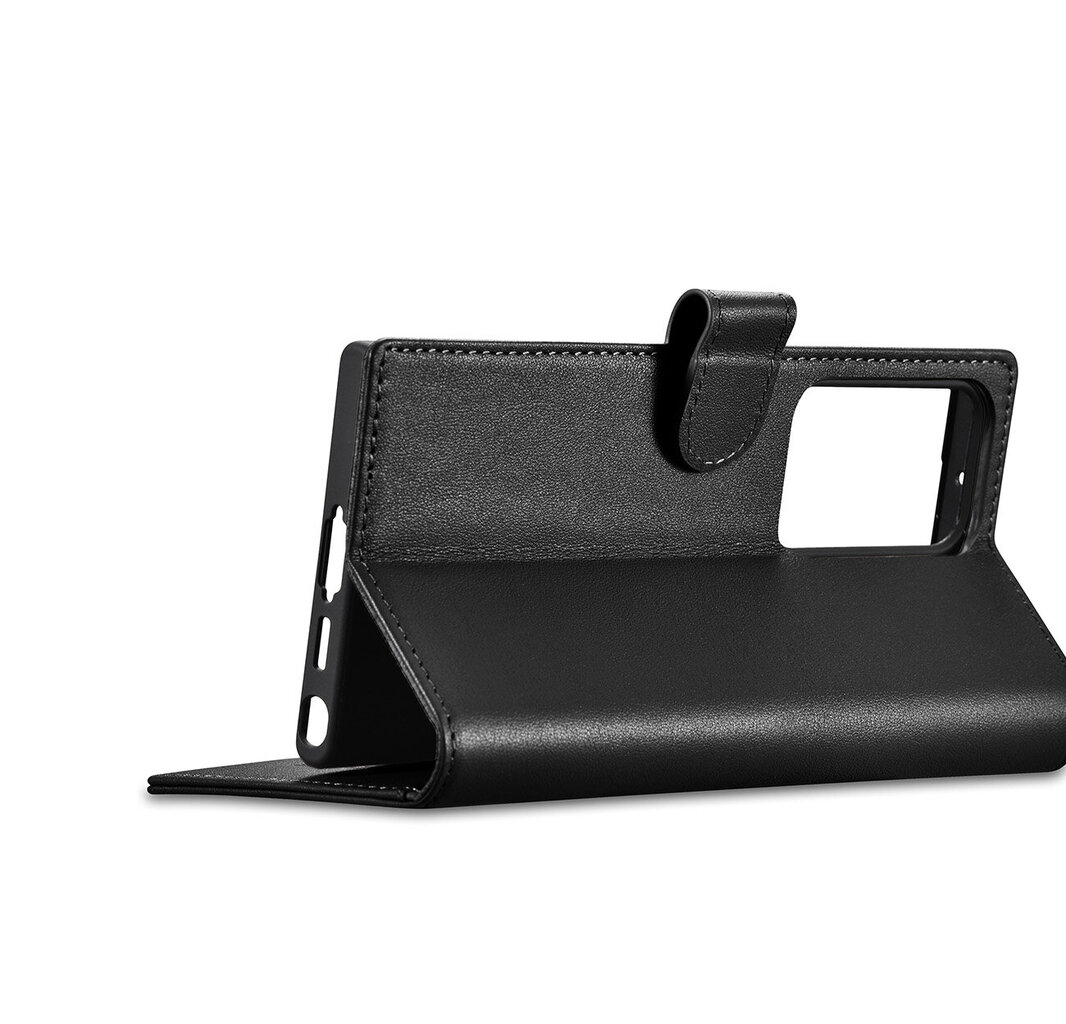 iCarer Haitang Leather Wallet Case kaina ir informacija | Telefono dėklai | pigu.lt