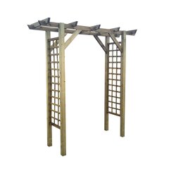 Medinė arka Pergola3, 180x70x210 cm kaina ir informacija | Sodo dekoracijos | pigu.lt