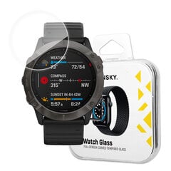 Гибридное стекло Wozinsky Watch Glass для Garmin Fenix ​​6X Pro прозрачное цена и информация | Аксессуары для смарт-часов и браслетов | pigu.lt