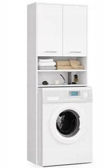 Spintelė virš skalbimo mašinos Akord, balta kaina ir informacija | Vonios spintelės | pigu.lt