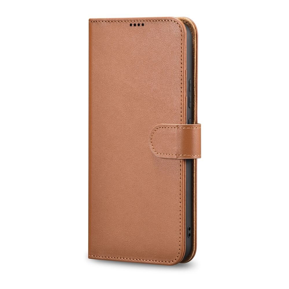 iCarer Leather Wallet Case kaina ir informacija | Telefono dėklai | pigu.lt