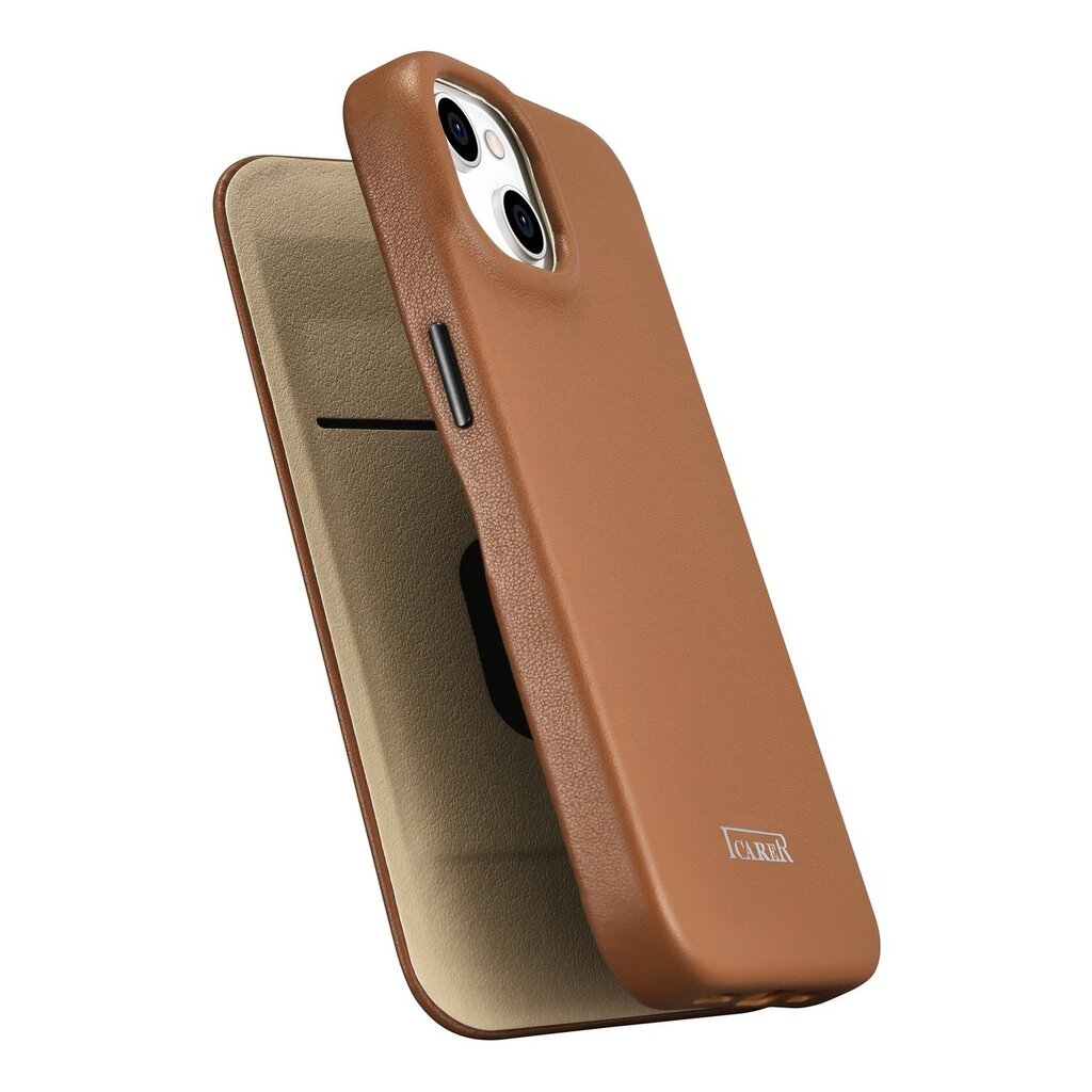 iCarer Premium Leather Case kaina ir informacija | Telefono dėklai | pigu.lt