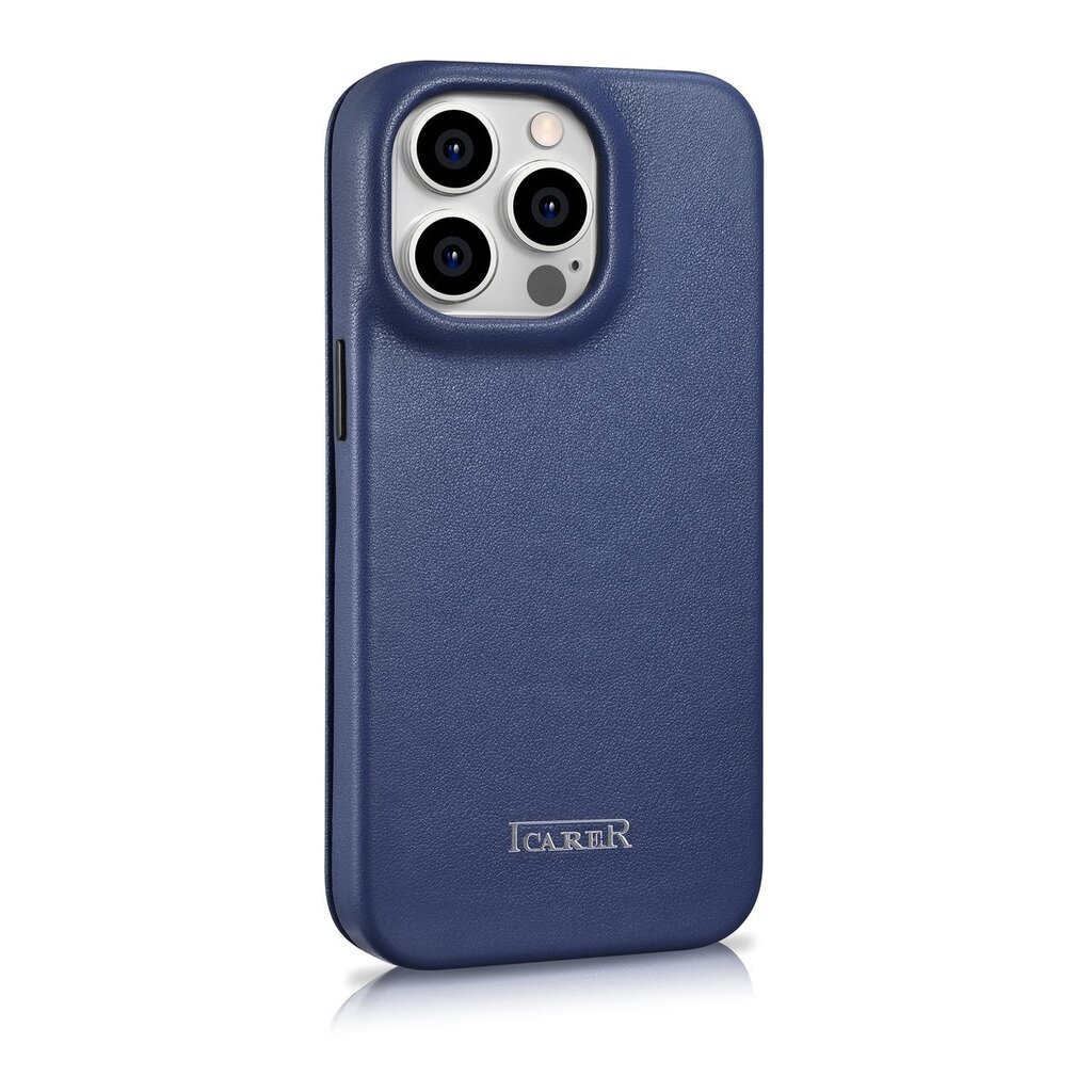 iCarer Premium Leather Case kaina ir informacija | Telefono dėklai | pigu.lt