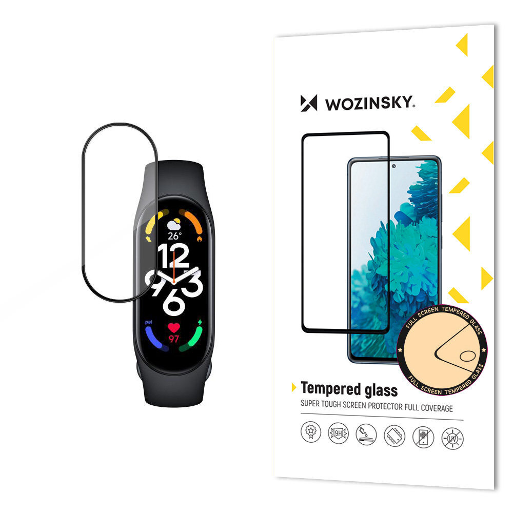Wozinsky 9H Full Glue Tempered Glass цена и информация | Išmaniųjų laikrodžių ir apyrankių priedai | pigu.lt