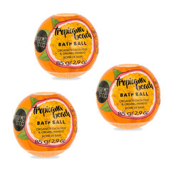 Vonios druskos burbulas Maracuja & Mango Organic Shop Tropicana Beach, 3 x 85 g kaina ir informacija | Dušo želė, aliejai | pigu.lt