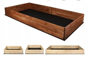 Приподнятая деревянная грядка, 100x237 см. цена и информация | Теплицы | pigu.lt