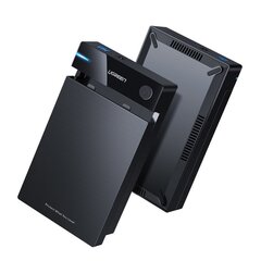 Kišeninis SATA 3.5& 39 & 39 USB 3.0 HDD korpusas – juodas цена и информация | Аксессуары для компонентов | pigu.lt