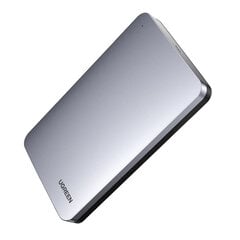 Kišeninis dėklas 2,5 colio SATA 3,0 6Gbps kietajam diskui + USB - USB-C laidas, 0,5 m pilkas цена и информация | Аксессуары для компонентов | pigu.lt