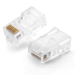 Ugreen RJ45, 100 vnt цена и информация | Кабели и провода | pigu.lt