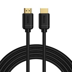 Baseus HDMI, 3 m цена и информация | Кабели и провода | pigu.lt