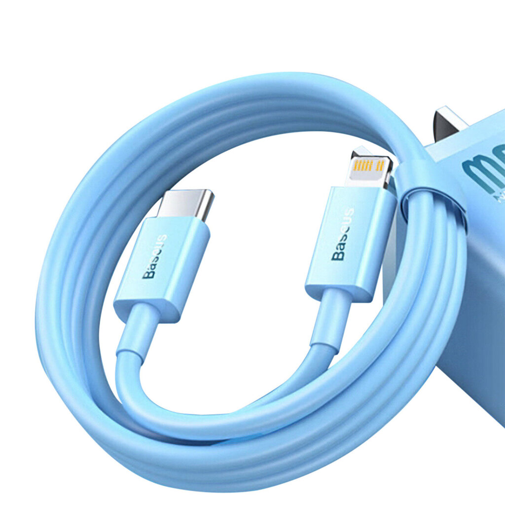 Baseus USB-C/Lightning, 1 m kaina ir informacija | Kabeliai ir laidai | pigu.lt