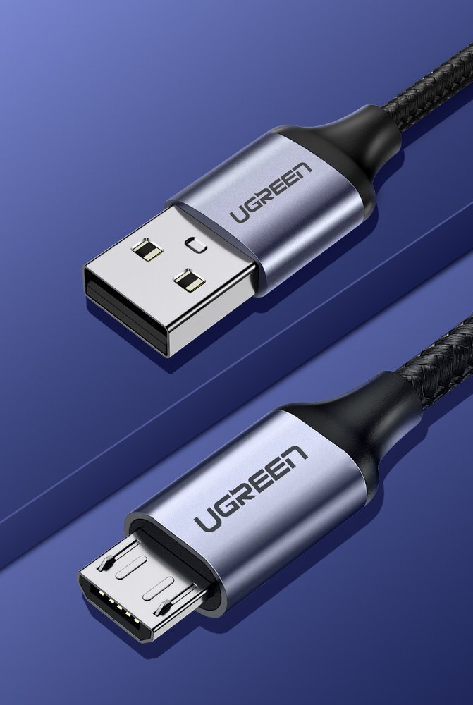 Ugreen USB-micro, 2 m kaina ir informacija | Kabeliai ir laidai | pigu.lt