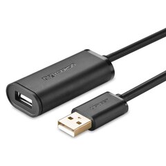 Prailginimo kabelis aktyvus USB 2.0 480Mbps 5m juodas kaina ir informacija | Adapteriai, USB šakotuvai | pigu.lt