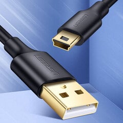 Ugreen USB/mini USB, 0.25 m цена и информация | Кабели и провода | pigu.lt