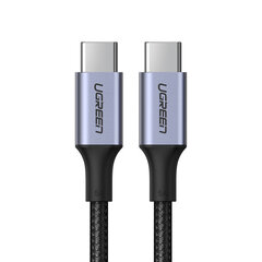 Кабель USB-C на USB-C UGREEN 15173 (белый), 150 см цена и информация | Кабели для телефонов | pigu.lt