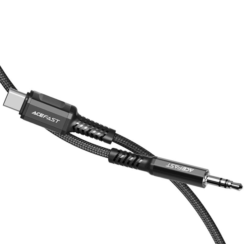 Acefast AUX/USB-C, 1.2 m kaina ir informacija | Kabeliai ir laidai | pigu.lt