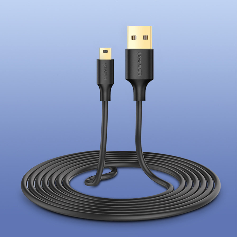 Ugreen USB/mini-USB, 0.5 m цена и информация | Kabeliai ir laidai | pigu.lt