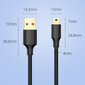 Ugreen USB/mini-USB, 0.5 m kaina ir informacija | Kabeliai ir laidai | pigu.lt