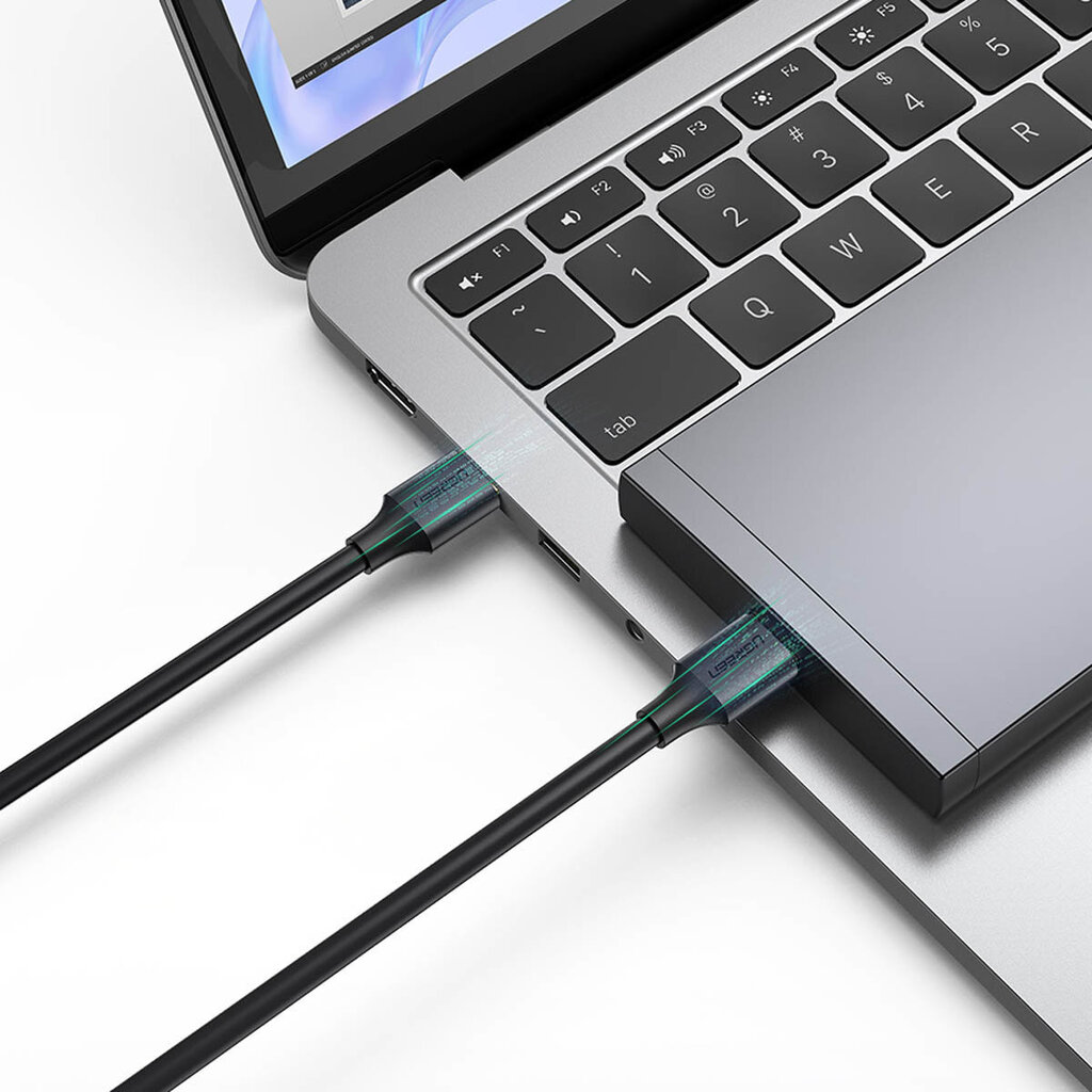 Ugreen USB-A, 0.5 m kaina ir informacija | Kabeliai ir laidai | pigu.lt