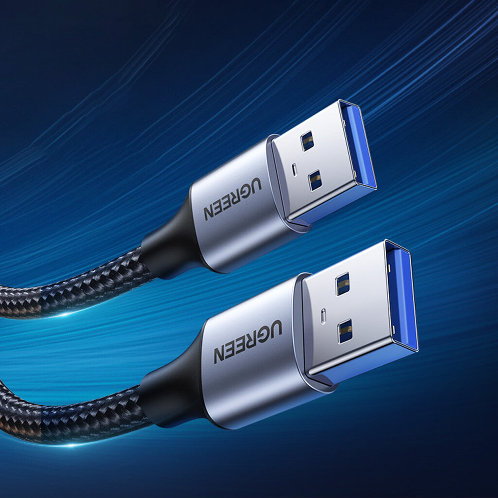 Ugreen USB 3.0, 2 m kaina ir informacija | Kabeliai ir laidai | pigu.lt