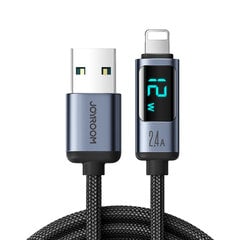Кабель Prism USB-A Lightning 1.2 м Joyroom S-AL012A16 (черный) цена и информация | Кабели для телефонов | pigu.lt