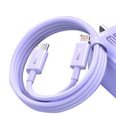 Baseus USB-C/Lightning, 1 m kaina ir informacija | Kabeliai ir laidai | pigu.lt