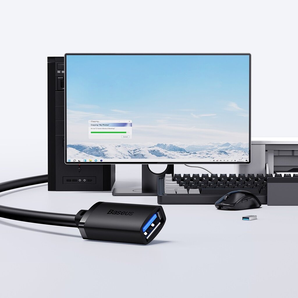 Ugreen USB 3.0, 2 m kaina ir informacija | Kabeliai ir laidai | pigu.lt