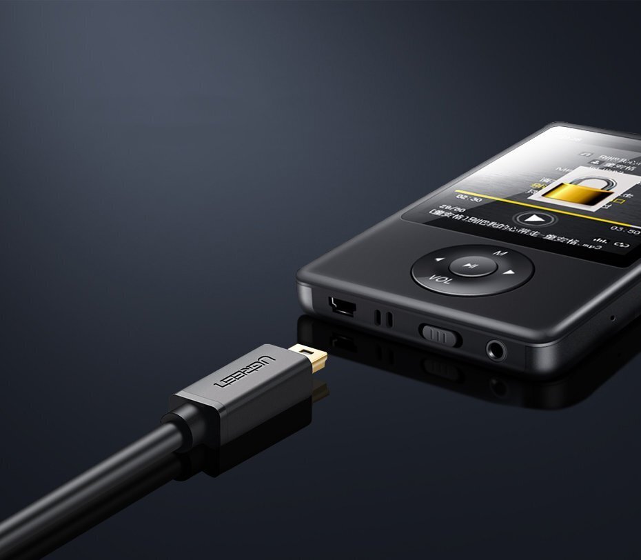 Ugreen USB/mini USB, 1 m цена и информация | Kabeliai ir laidai | pigu.lt