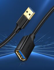 Ugreen USB 3.0, 1 m kaina ir informacija | Kabeliai ir laidai | pigu.lt