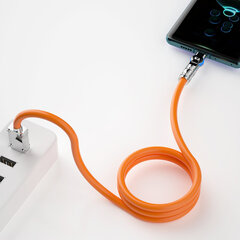 Вращающийся кабель USB-C — Lightning Dudao L24CL 120 Вт, 1 м (оранжевый) цена и информация | Кабели для телефонов | pigu.lt