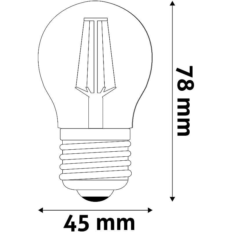 LED lemputė Avide 4.5W E27 2700K цена и информация | Elektros lemputės | pigu.lt