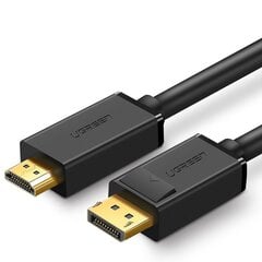 Ugreen DisplayPort/HDMI, 2 m kaina ir informacija | Kabeliai ir laidai | pigu.lt