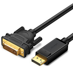 Ugreen DisplayPort/DVI, 2 m kaina ir informacija | Kabeliai ir laidai | pigu.lt