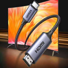 Ugreen USB-C/HDMI, 1.5 м цена и информация | Кабели и провода | pigu.lt
