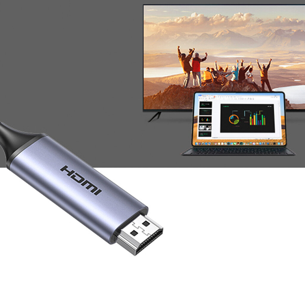 Ugreen USB-C/HDMI, 1.5 m kaina ir informacija | Kabeliai ir laidai | pigu.lt